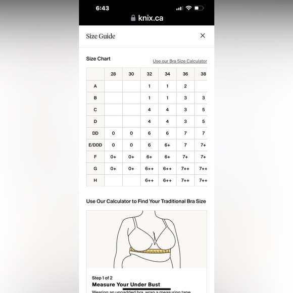 Knix Size 7+ Royal Blue Catalyst Bra - Picture 6 of 6